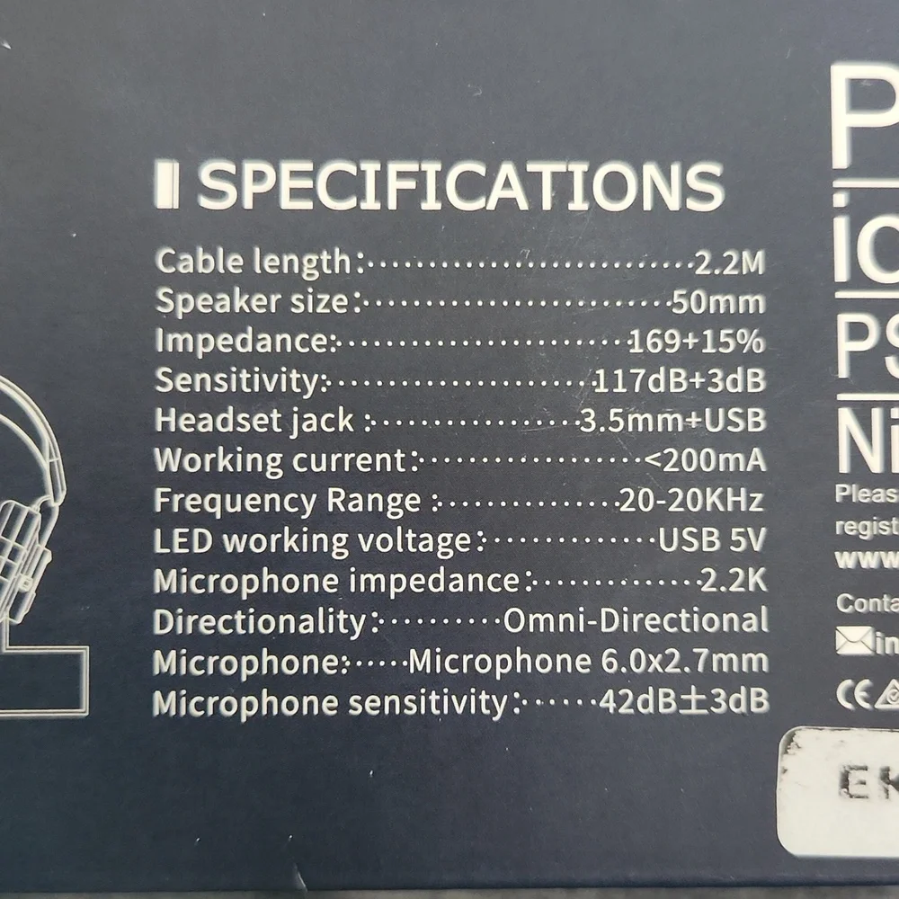 Eksa E3000 Wired Gaming Headset